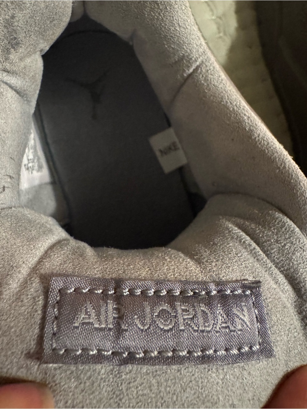 Nike Air Jordan 4 Wet Cement Suede Gray Trainers - Picture 12 of 16
